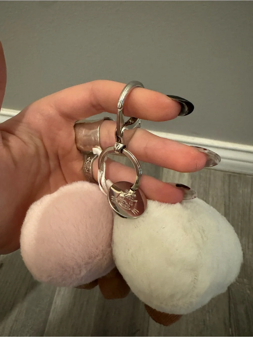 Jellycat Plush Small Pet Toy Duo - Pink and Cream Squeaky Friends
